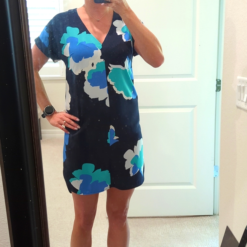 Navy blue dress